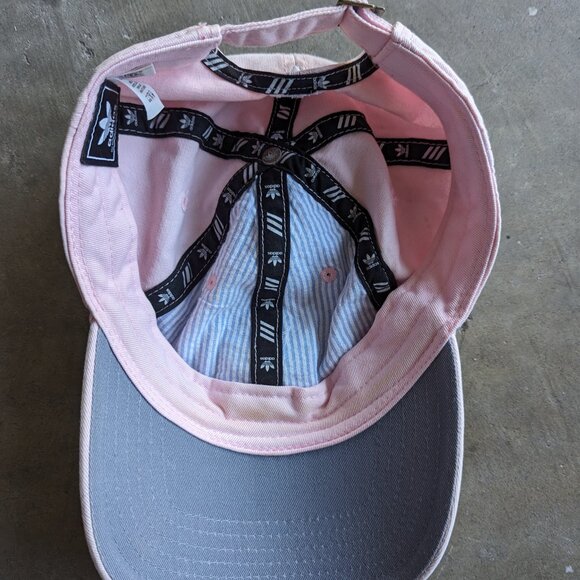 Slideback Hat Pink OSFM Adjustable Embroidered Vented Holes - Picture 6 of 6